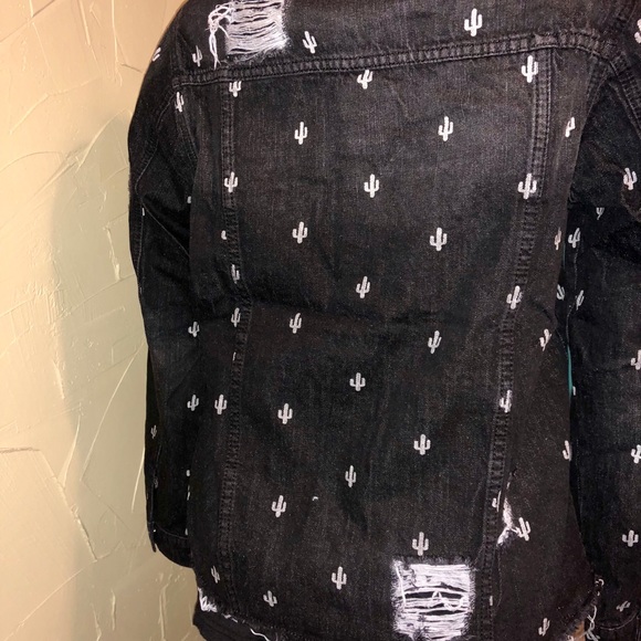 L&B distressed cactus denim jacket - Picture 3 of 3
